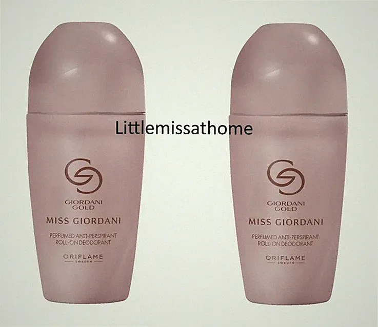 ORIFLAME MISS GIORDANI 2 X PARFÜMIERTES ROLL-ON DEODORANT Neroli italienische Blume