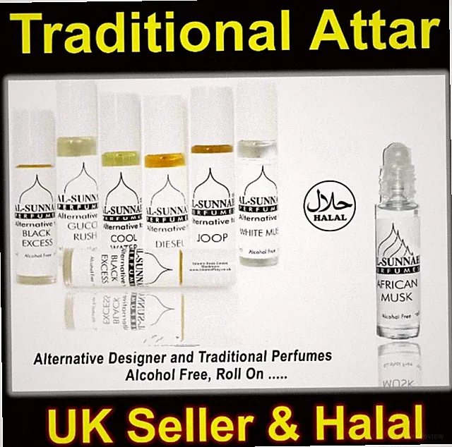 Original Al Sunnah Parfums Halal Öl Kostenlose Lieferung UK 100 verschiedene Düfte