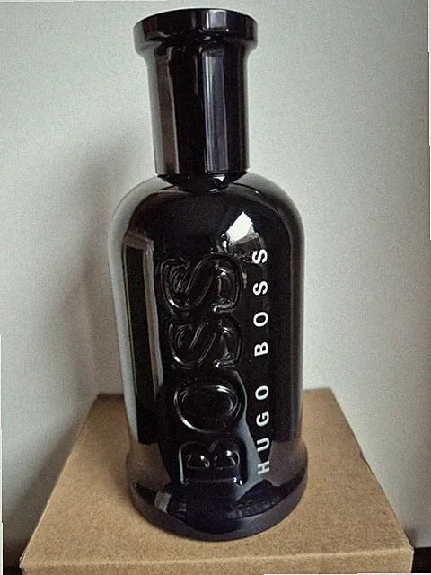Original Hugo Boss Bottled Night EDT 200ml Spray LEERE FLASCHE