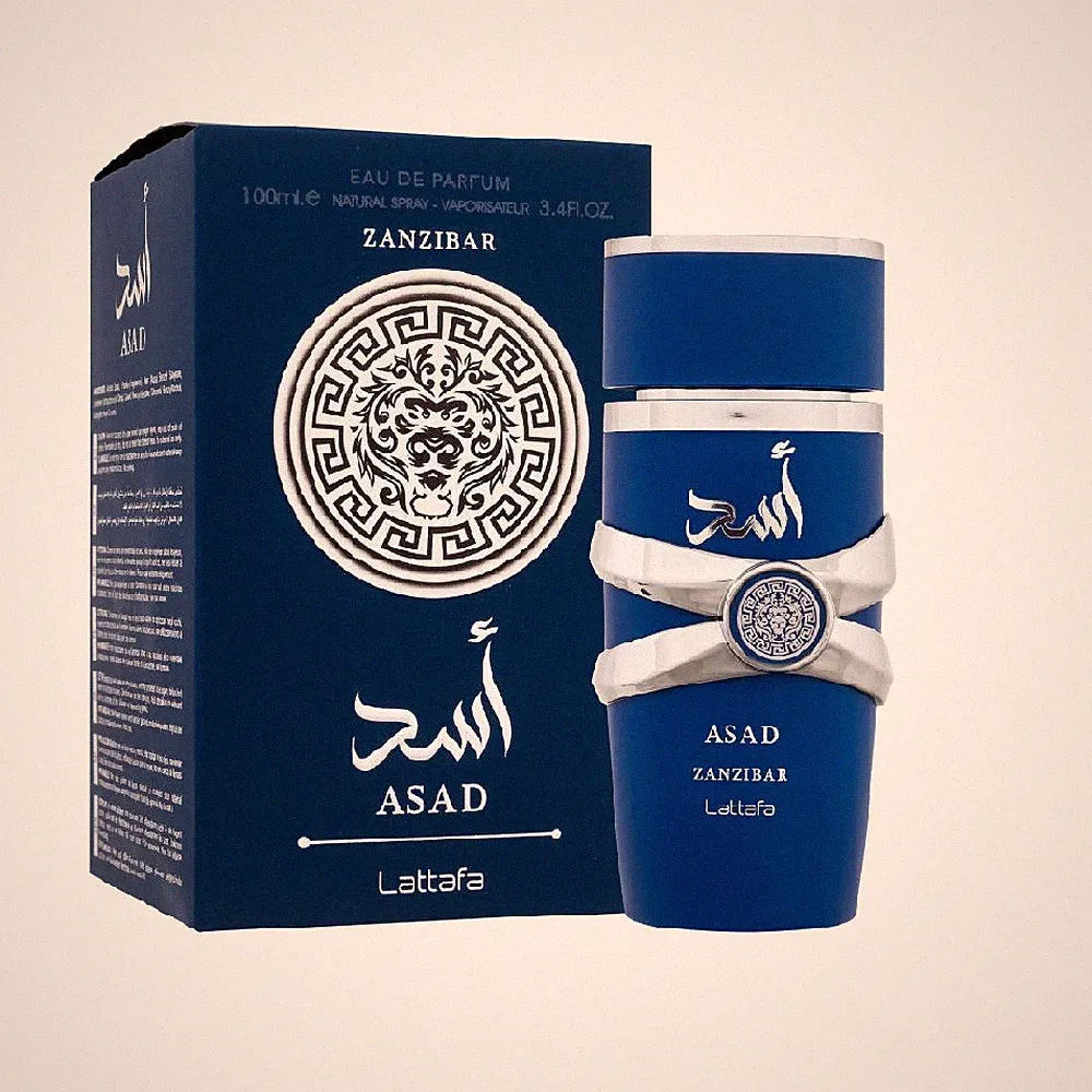 Original Lattafa Asad Zanzibar by Lattafa Eau De Parfum Spray 3.4 oz / e 100 ml