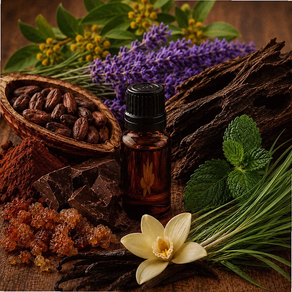 🖤Oud & Kakao Noir – Duftmischung mit Patchouly Vanilie Lavendel Raumduft 10ml