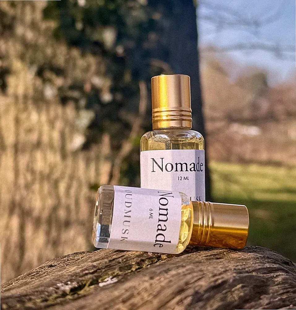 Oudmusk Nomade Oud Parfümöl - Hombre Nomade Style Attar - Smoky Leather Oud