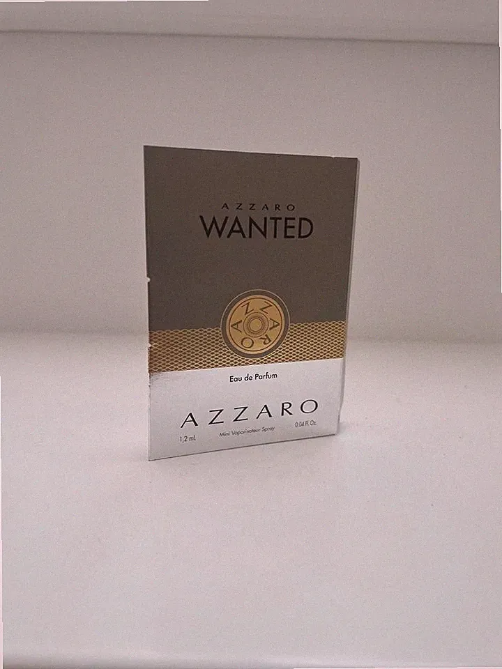 OVP AZZARO WANTED Eau de Parfum Duft Parfüm Spray 1,2 ml Vetiver Wacholder