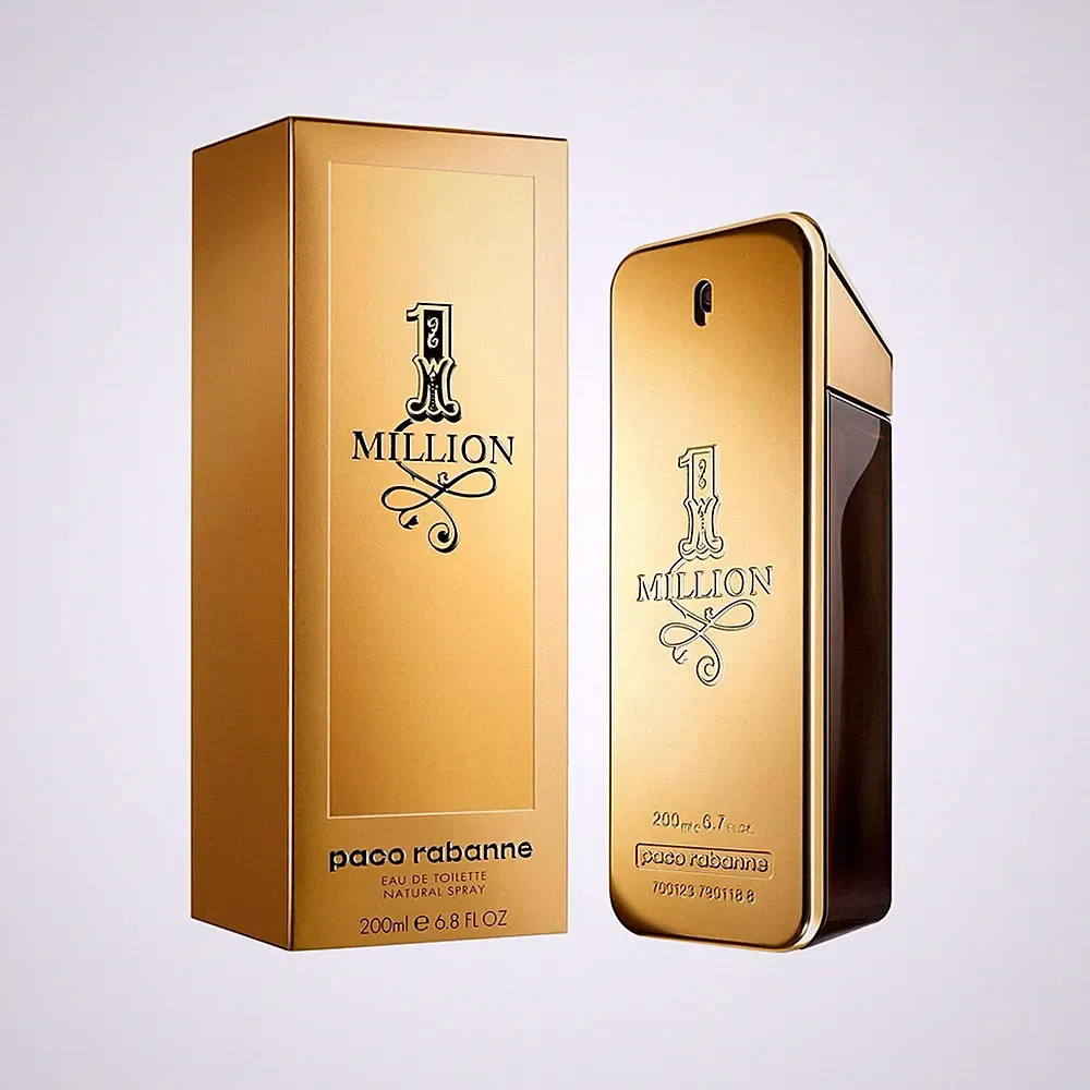 Paco Rabanne 1 Million Eau de Toilette 200 ml XXL Parfüm Herren EDT Duft