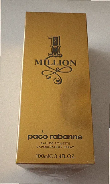 Paco Rabanne 1 Million - Eau de Toilette Per Homme, 100ML NEUE OVP.