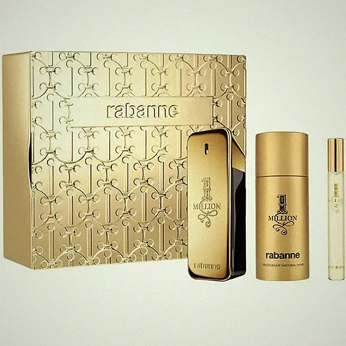 Paco Rabanne 1 Million EdT Damen-Geschenkset 100 ml (3-Teilig) Duft NEU OVP