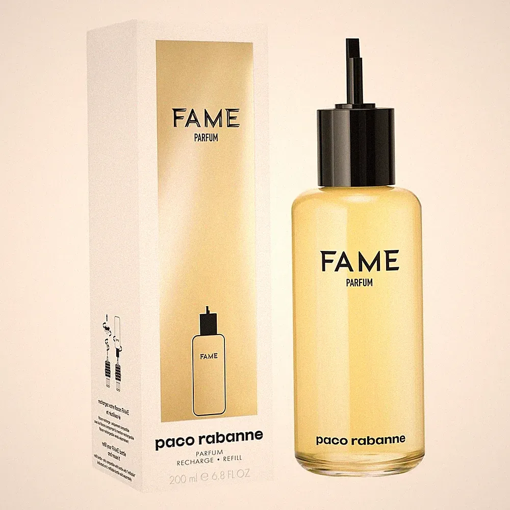 Paco Rabanne Damen Parfum 200ml Fame Parfum Refill Bottle Nachfüller