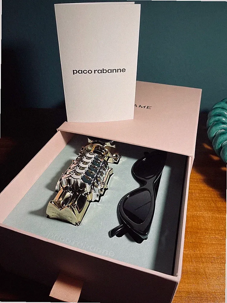 Paco Rabanne "Fame" Collectors Box, Eau de Parfum 80ml & Sonnenbrille, NEU