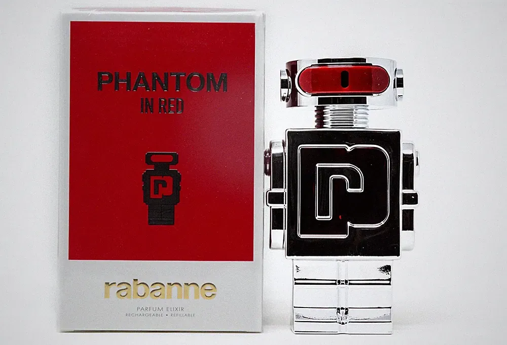 Paco Rabanne Phantom In Red Parfum Elixir Spray 150 ml Refillable Herrenduft OVP