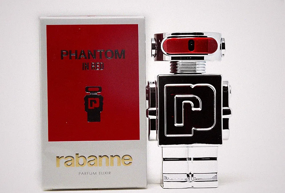 Paco Rabanne Phantom In Red Parfum Elixir Spray 50 ml Refillable Herrenduft OVP