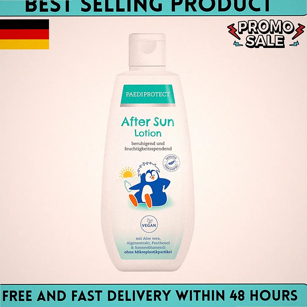 PAEDIPROTECT After Sun Lotion 200 ml, für Baby, Kinder und 200 ml (1er Pack)