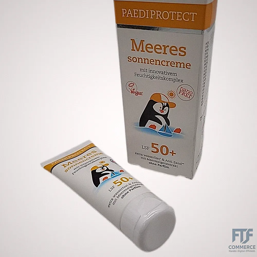 PAEDIPROTECT Meeressonnencreme Kinder Baby LSF 50+ 75 ml, Sonnencreme parfümfrei