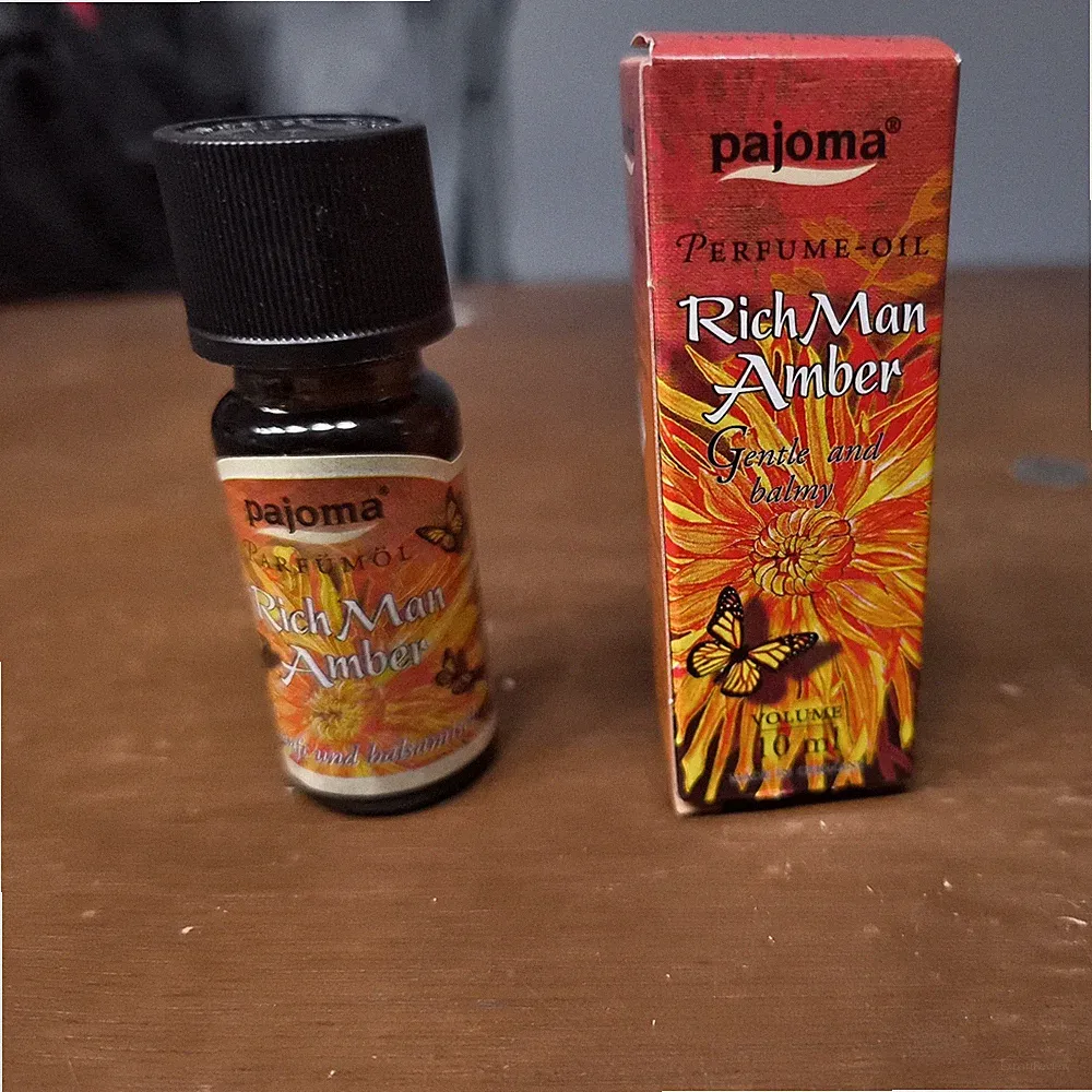 Pajoma Duftöl Parfümöl Raumduft Ätherisch 10 ml Rich Man Amber Duftlampe Öl