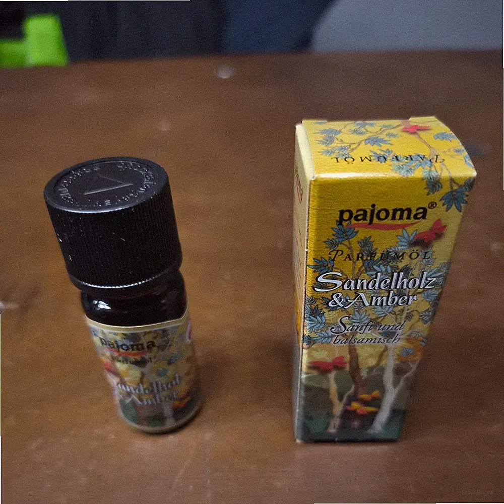 Pajoma Duftöl Parfümöl Raumduft Ätherisch 10 ml Sandelholz & Amber Duftlampe Öl