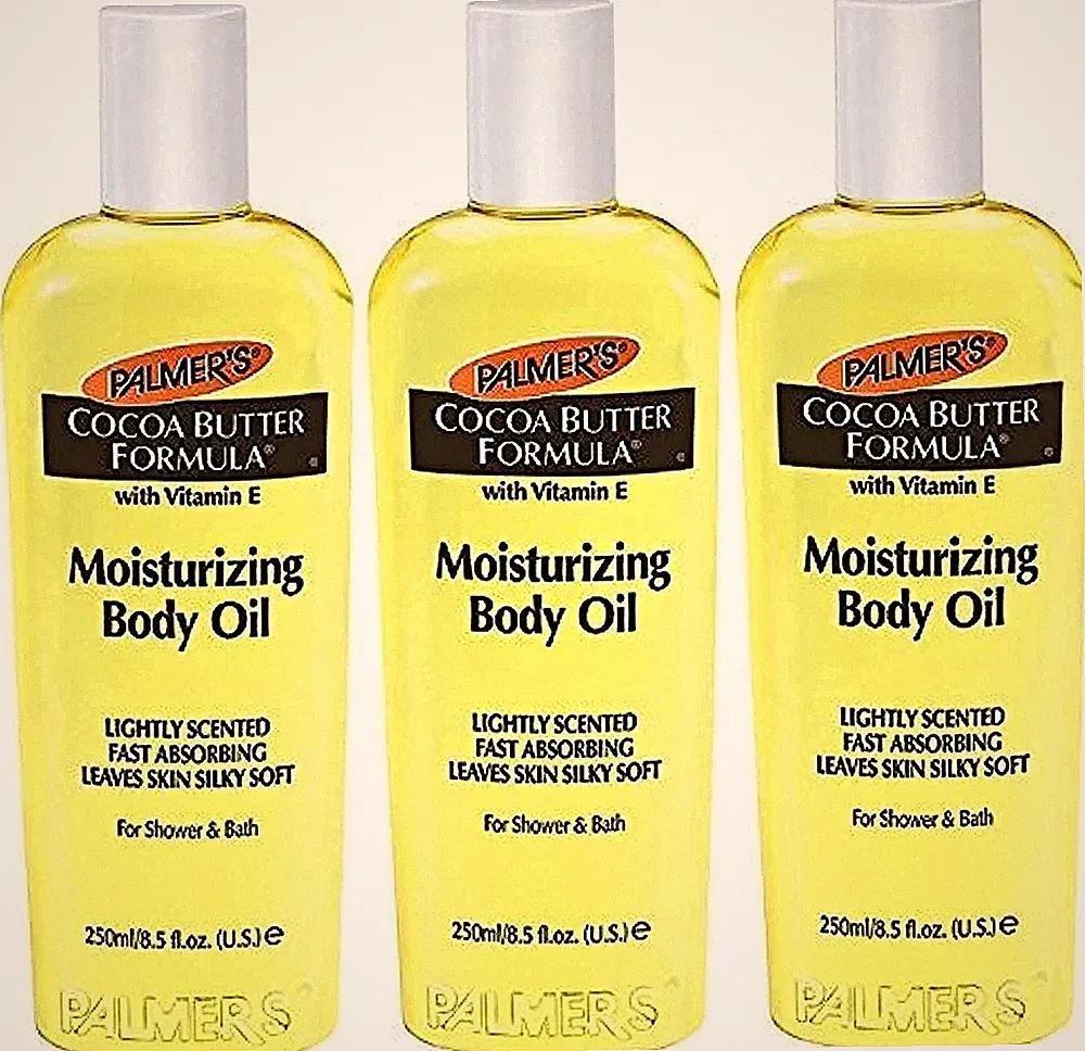 Palmer’s Body Oil 3×250ml – mit Vitamin E & Kakaobutter – pflegend & glättend