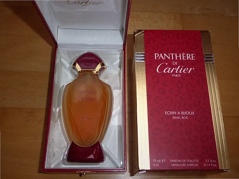 Panthere de Cartier -Vintage-Parfum de Toilette 75 ml plus 4 ml Miniature Parfum