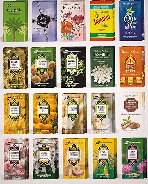 Parag Fragrances Desi Series Attars (6ml,)