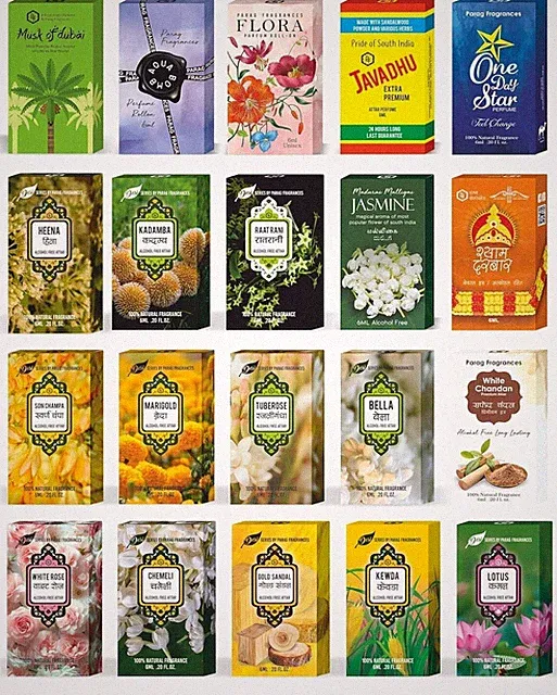 Parag Fragrances Desi Series Attars (6ml,)