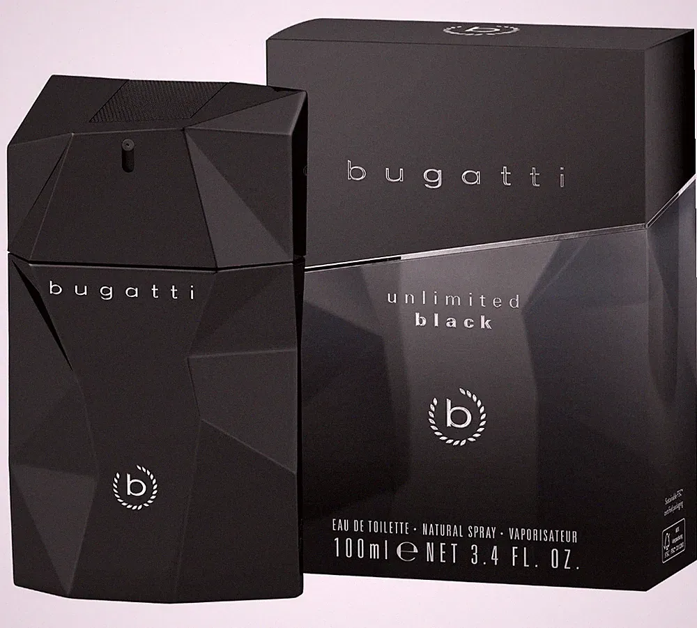Parfüm „bugatti unlimited black“ 100 ml I Eau de Toilette Herren