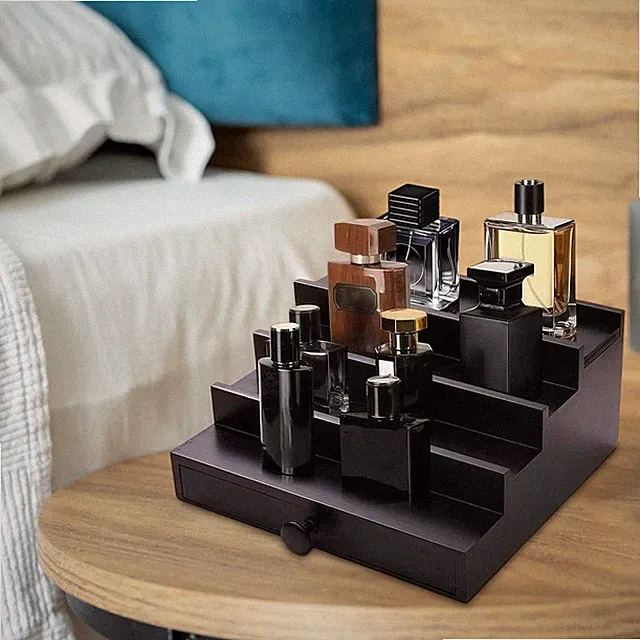 Parfüm Display Ständer mit Schublade Männer Organizer für Make-up Kosmetik Schrank