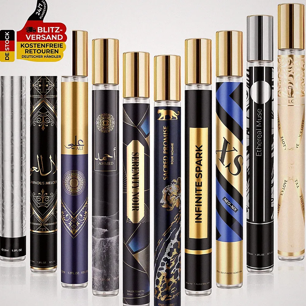 Parfüm Herren Geschenkset Männer - 10Er Pack Eau De Toilette Herren, Mini Parfüm
