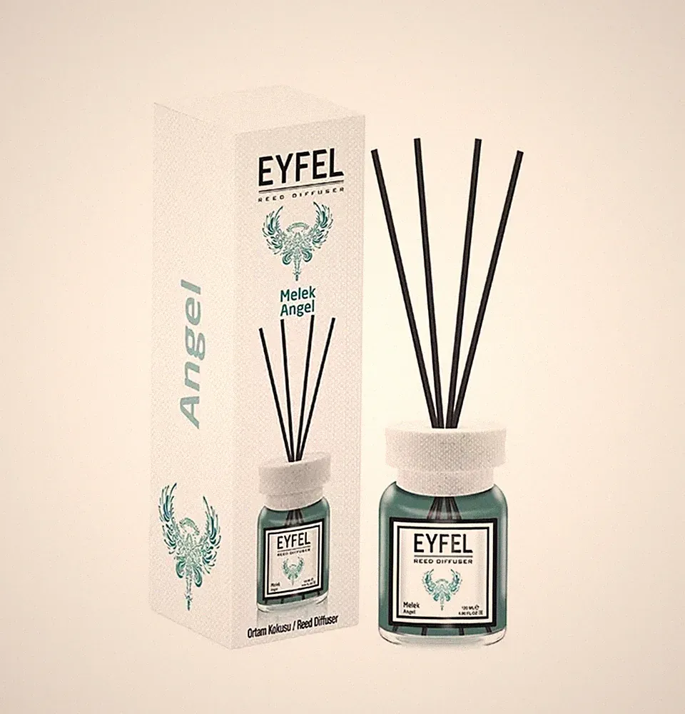Parfüm mit Diffusor von EYFEL 120 ml Duft für Zimmer, Stäbchen, Lufterfrischer