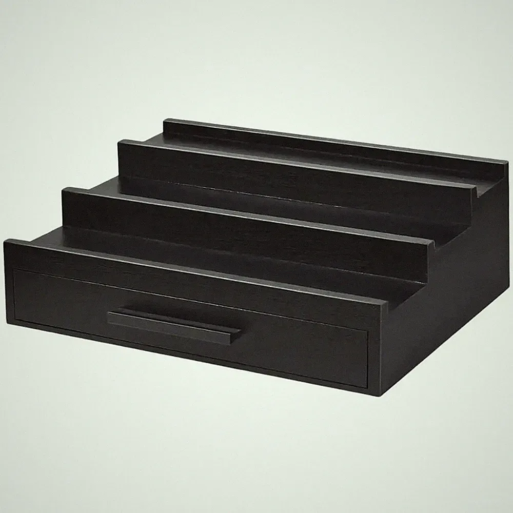 Parfüm Organizer Tablett Duftregal dreilagig Parfümhalter Duft3008