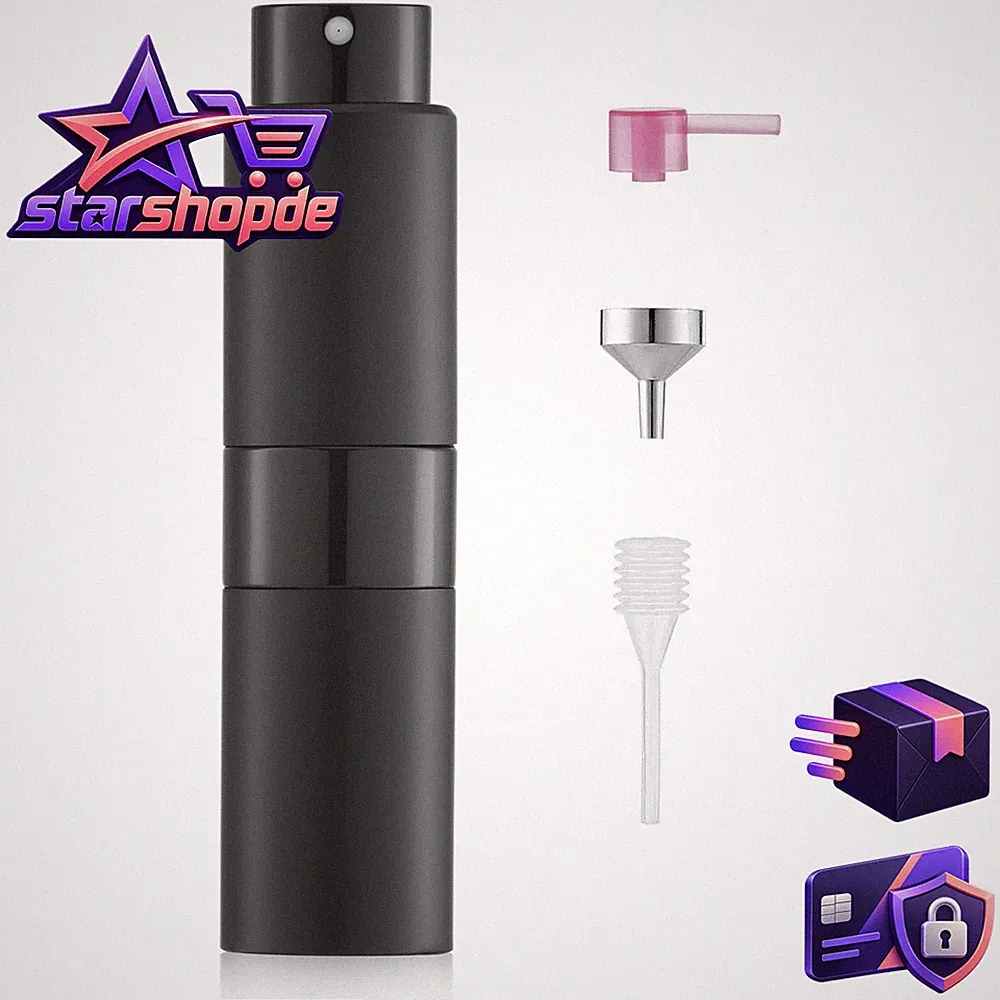 Parfüm Zerstäuber Nachfüllbar Aluminium 20ml Reisezerstäuber für unterwegs