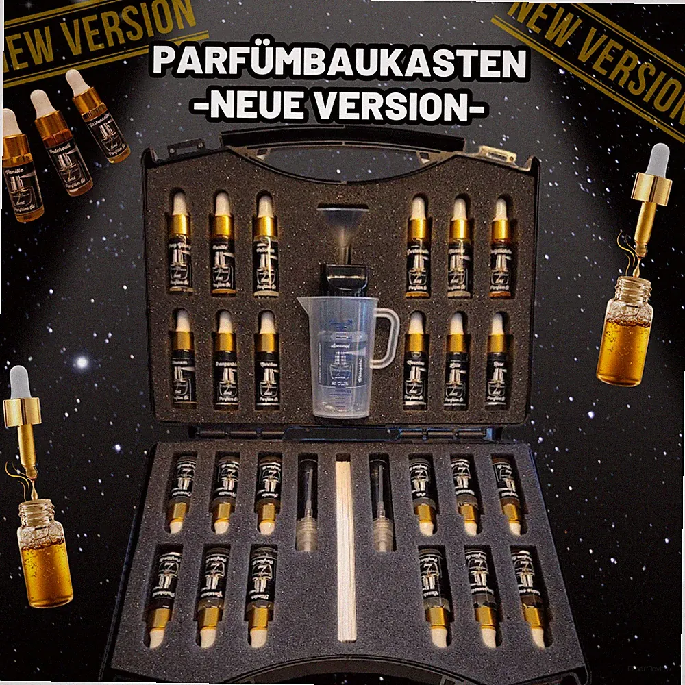 Parfümbaukasten "Neue Version" – Dein individuelles Parfüm -24x5ml Duftöle