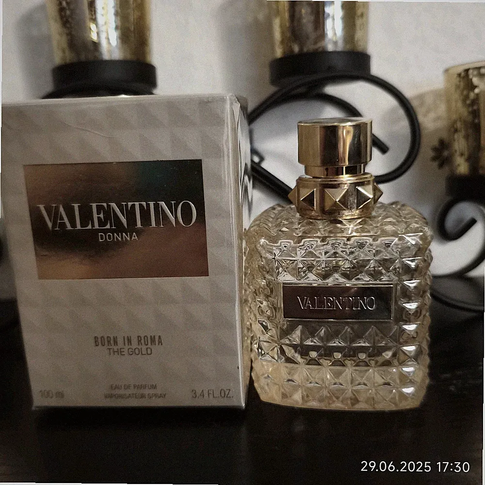 Parfümflaschen Leer Born in Roma The Gold Donna 100 ml Limited .