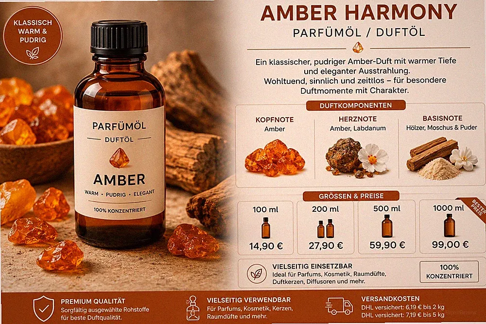 Parfümöl Amber Harmony 100ml