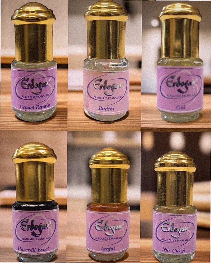 Parfümöl Essenz Duft ohne Alkohol ver. Düfte 3ml Haci Koku Holzig Oriental Süß