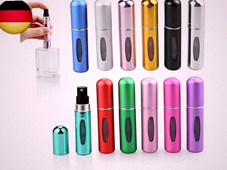 Parfümzerstäuber für Unterwegs, 5ML Parfüm Abfüller, Tragbar Reise Parf