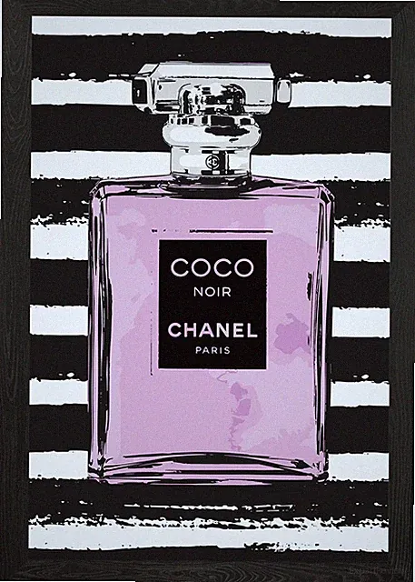 Parfum Chanel gerahmtes Wandbild Poster Leinwanddruck Bild