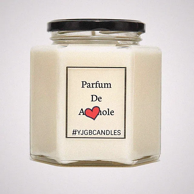 Parfum De Arsehole Lustige Duftkerze Sojawachs