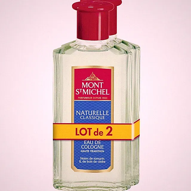 Parfum Eau Cologne naturelle classic MONT SAINT MICHEL 250ml x 2