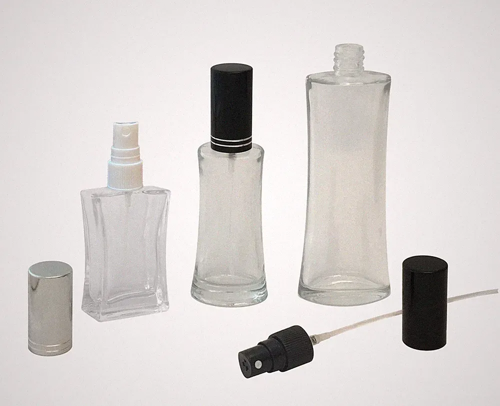 Parfum Flakon LEER GLAS Flasche +Pumpe NEU 8 20 30 50 100ml Parfüm-Zerstäuber
