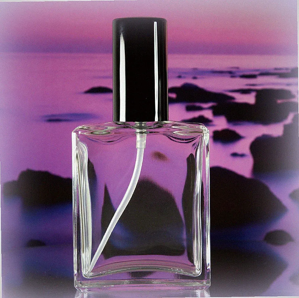Parfum Flakon - leer - rechteckige Form - 50 ml - nachfüllbar - NEU