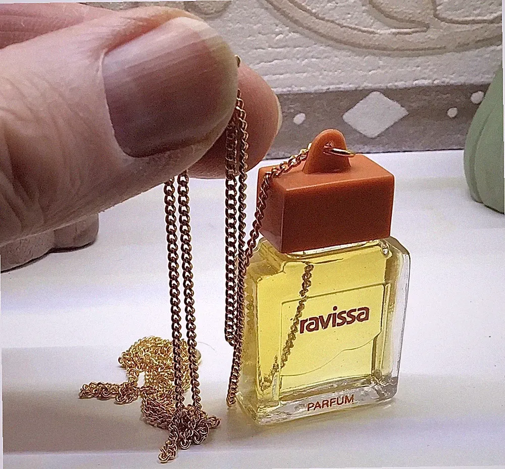 Parfum Kette Pendentif Necklace Ravissa Mäurer & Wirtz 5ml Parfum Rarität 🎀