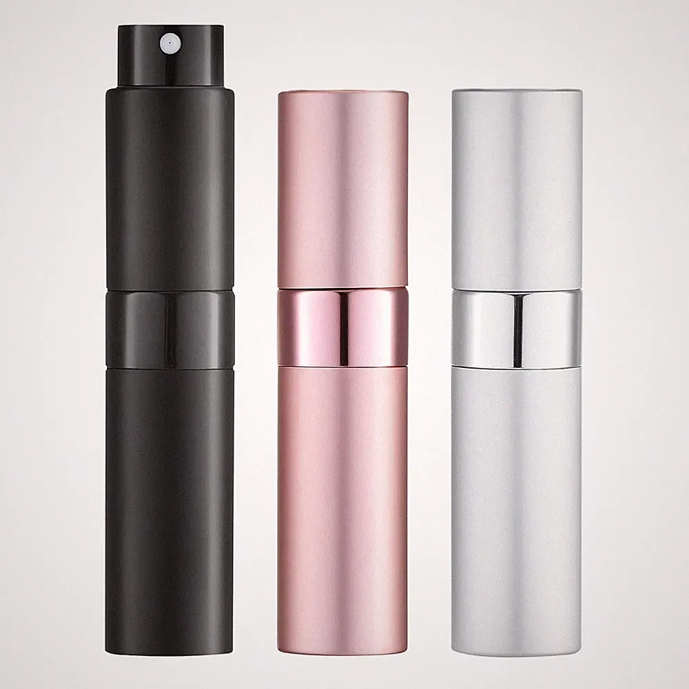 Parfum Zerstaeuber 8ml Leer 3 Stück, Mini Spruehflasche nachfuellbar Reise Set