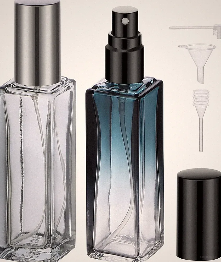 Parfum Zerstäuber für Unterwegs, 2 Stück 20ml Parfümzerstäuber Nachfüllbar, Perf
