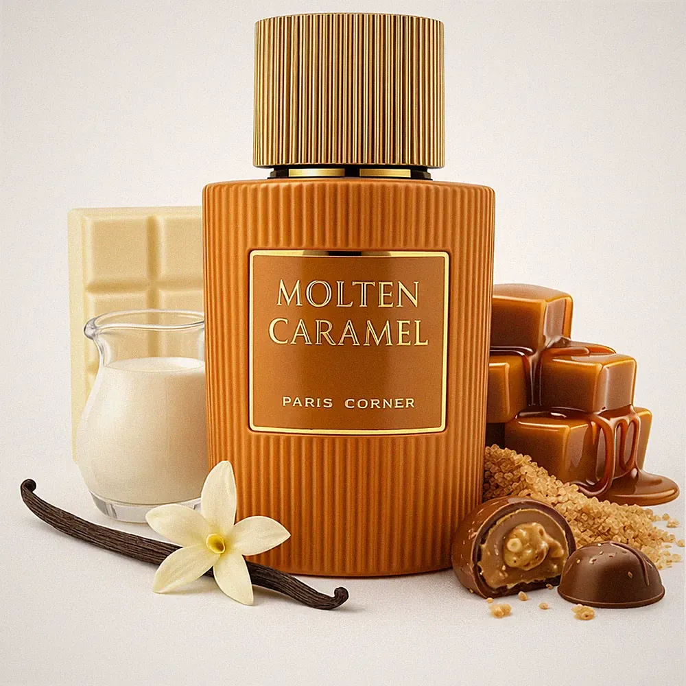 Paris Corner Molten Caramel Eau de Parfum 100 ml – Süß-Cremiger Gourmand Duft