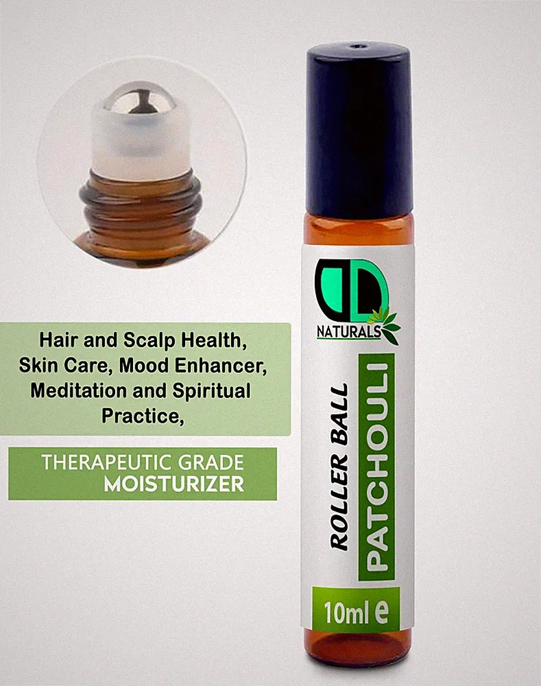 Patchouli Ätherisches Öl Roller Ball 10ml Aromatherapie reiner ätherischer Duft