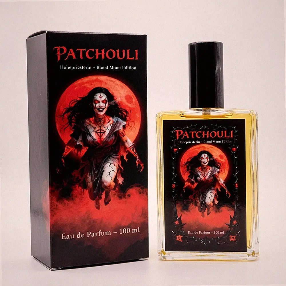 Patchouli Natur Blood Moon Edition.100 ml · Limitiert auf 666 Flaschen, Gothic