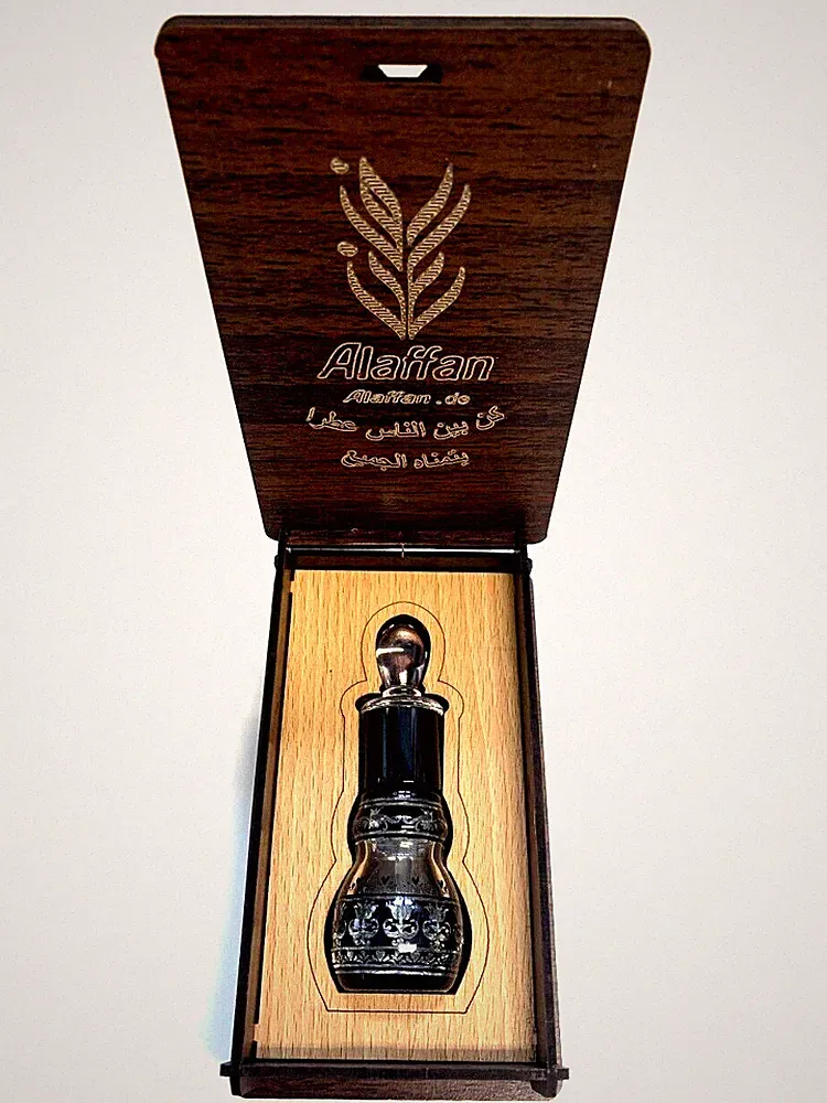 Patchouli Parfümöl 12 ml mit Geschenkbox / misk /Attar (166 €/100 ml)