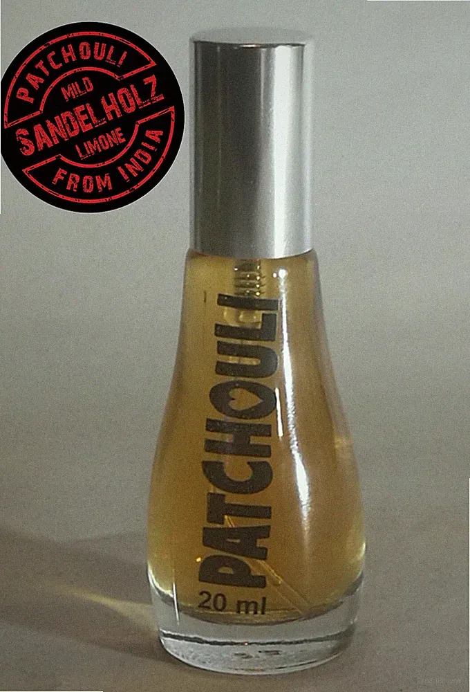 Patchouli Sandelholz India 20ml Parfüm Öl Glasflasche Neu