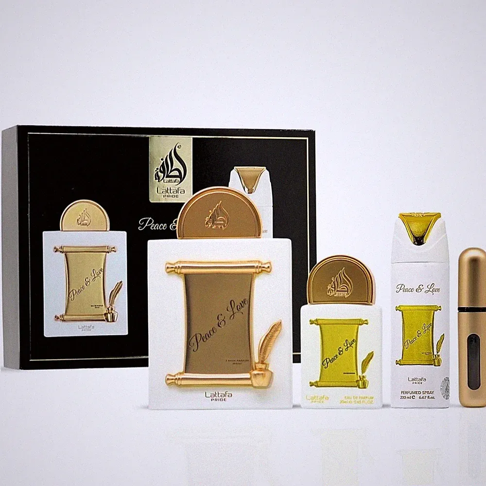 Peace & Love 3-teiliges Eau de Parfum-Geschenkset