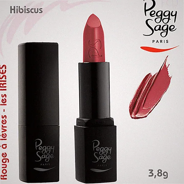 PEGGY SAGE LIPPENSTIFT MIT JOJOBAÖL IRISIEREND 044 HIBISKUS 3,8GR NEU