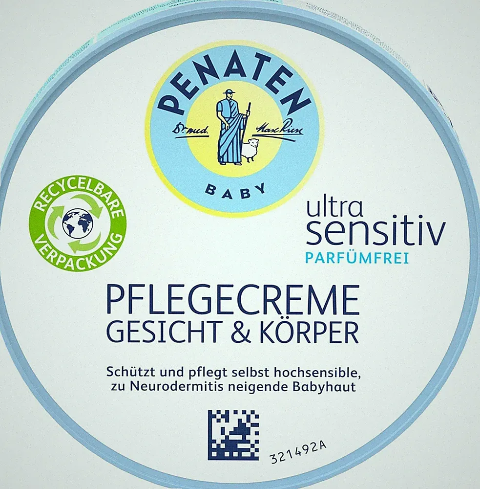 PENATEN Baby Ultra Sensitiv Pflegecreme parfümfrei empfindliche Haut 100ml