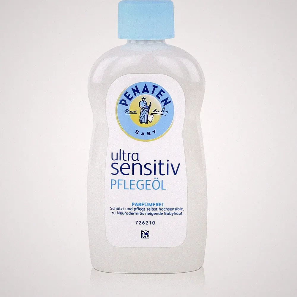 Penaten Baby ultra sensitiv Pflegeöl 200ml - Parfümfrei (1er Pack)